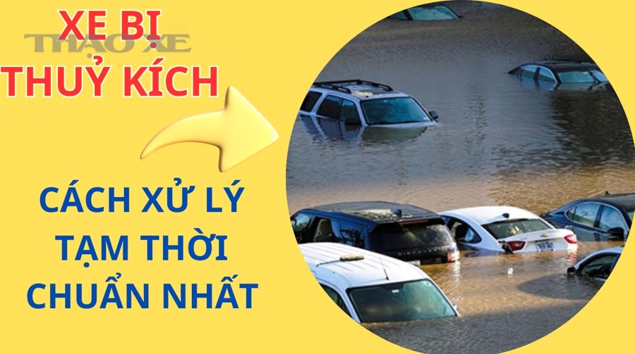 Hướng dẫn xử lý xe bị thủy kích và tháo bugi xả nước
