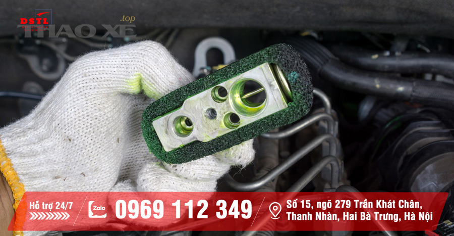 Van tiết lưu kẹt có phải là nguyên nhân khiến điều hòa ô tô lạnh yếu hoặc lúc lạnh lúc không?