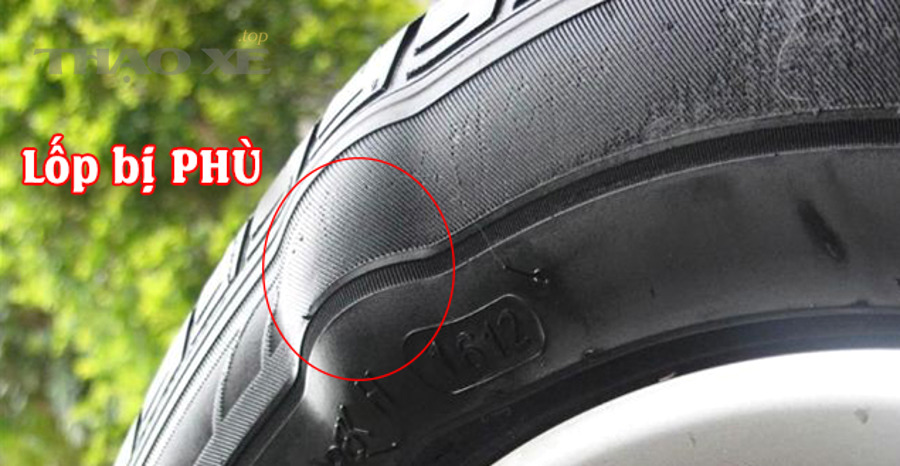 Cách xử lý an toàn khi phát hiện lốp mòn hoặc lốp phù là gì?