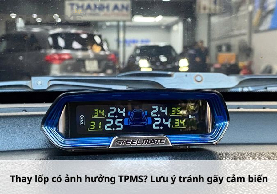 Làm sao nhận biết TPMS đang báo sai vị trí hoặc hoạt động chưa đúng sau khi đảo lốp?
