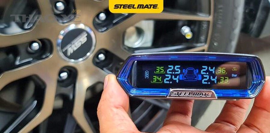 Biểu tượng cảnh báo áp suất lốp TPMS trên bảng đồng hồ