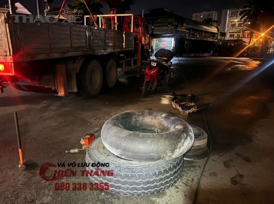 Quy trình vá lốp lưu động tận nơi diễn ra như thế nào?